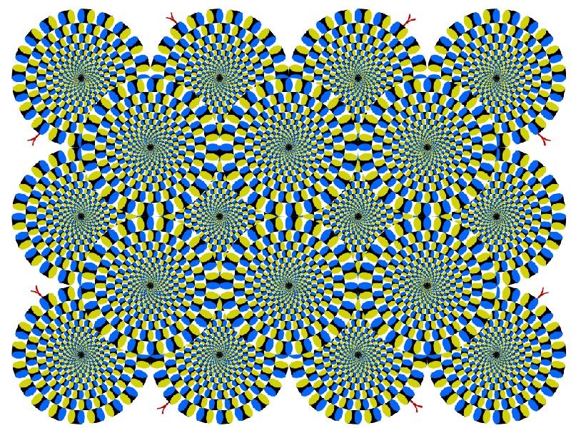Illusion Optique - Les cercles tournes